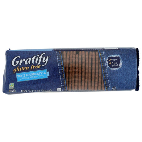 GRATIFY: Petit Beurre Chocolate Biscuits, 7.01 oz - #tag1# - #tag2#