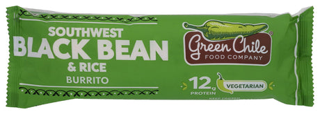 GREEN CHILE: Burrito Blk Bean Rice, 6 oz - #tag1# - #tag2#