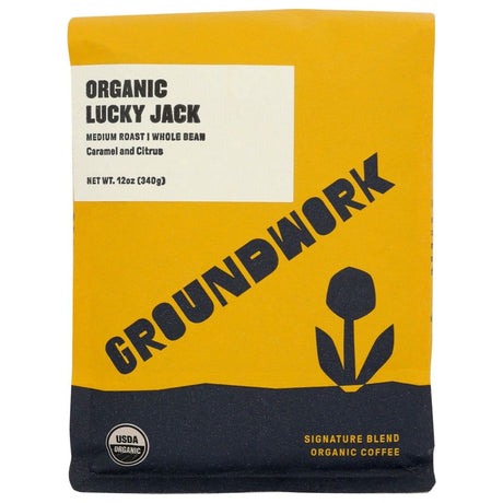 GROUNDWORK COFFEE NITRO: Lucky Jack Organic Coffee, 12 oz - Sunshine Co Op. - #tag1# - #tag2# - #tag3# - #tag4#