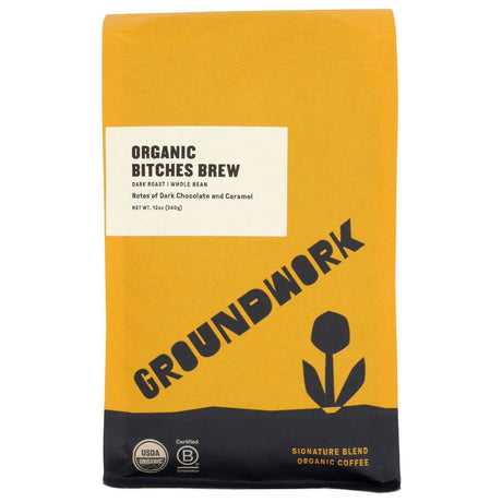 GROUNDWORK COFFEE NITRO: Organic Bitches Brew Coffee, 12 oz - Sunshine Co Op. - #tag1# - #tag2# - #tag3# - #tag4#