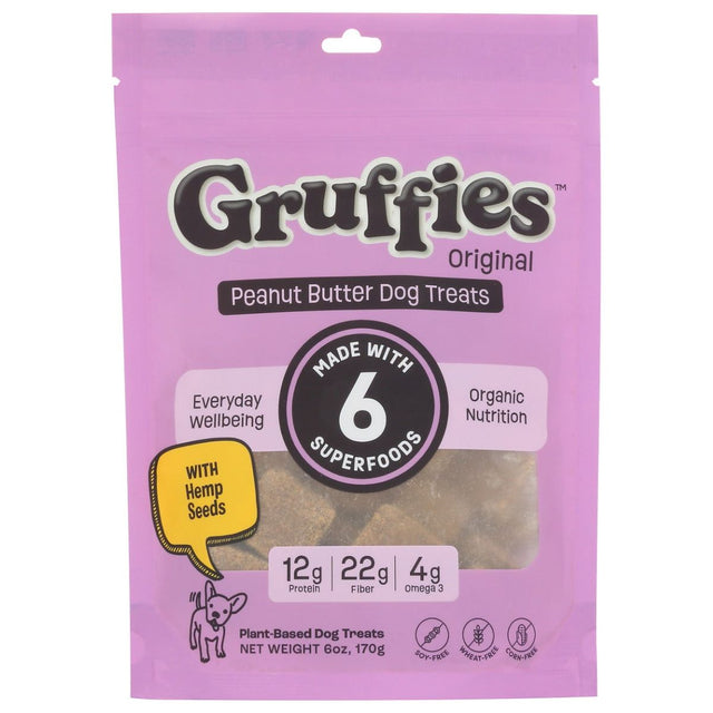 GRUFFIES: Original Peanut Butter Dog Treat, 6 oz - #tag1# - #tag2#