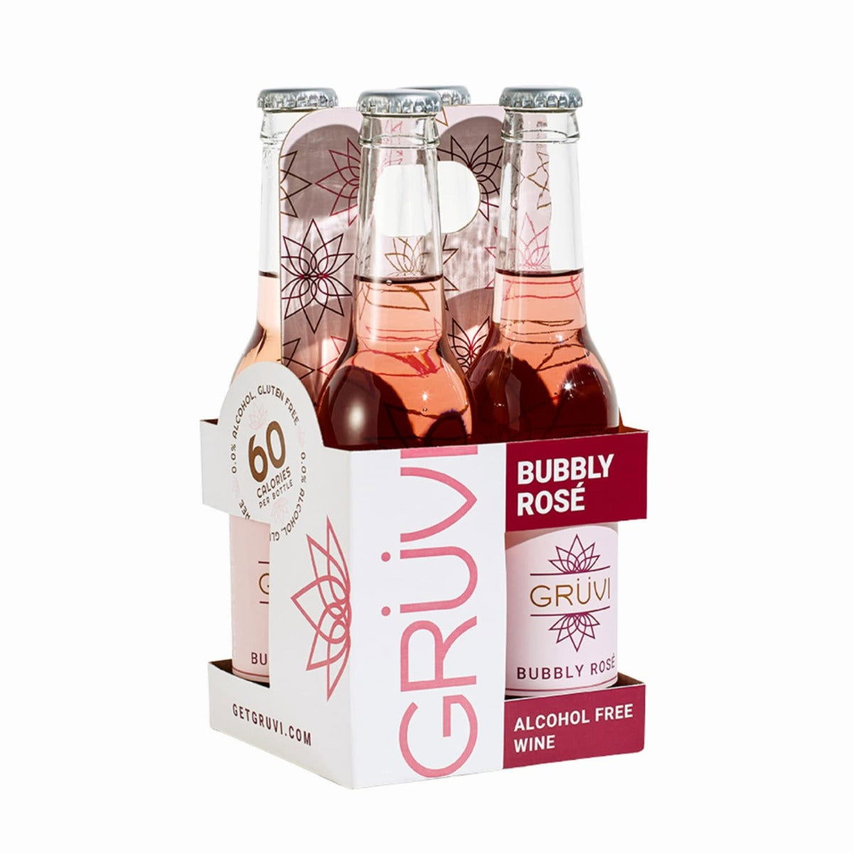 GRUVI: Rose Bubbly Na 4Pk, 37.2 FO - #tag1# - #tag2#