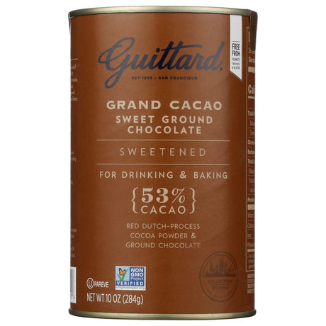 GUITTARD: Grand Cacao Drinking Chocolate, 10 oz - #tag1# - #tag2#