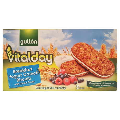 GULLON: Biscuit Brkst Yogurt Crun, 7.76 oz - #tag1# - #tag2#
