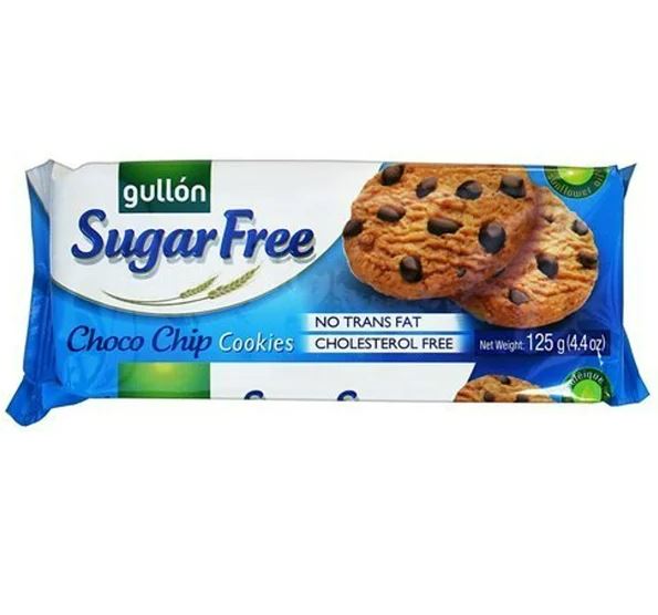 GULLON COOKIES: Choc Chip Cookies Sugar Free, 4.4 oz - #tag1# - #tag2#