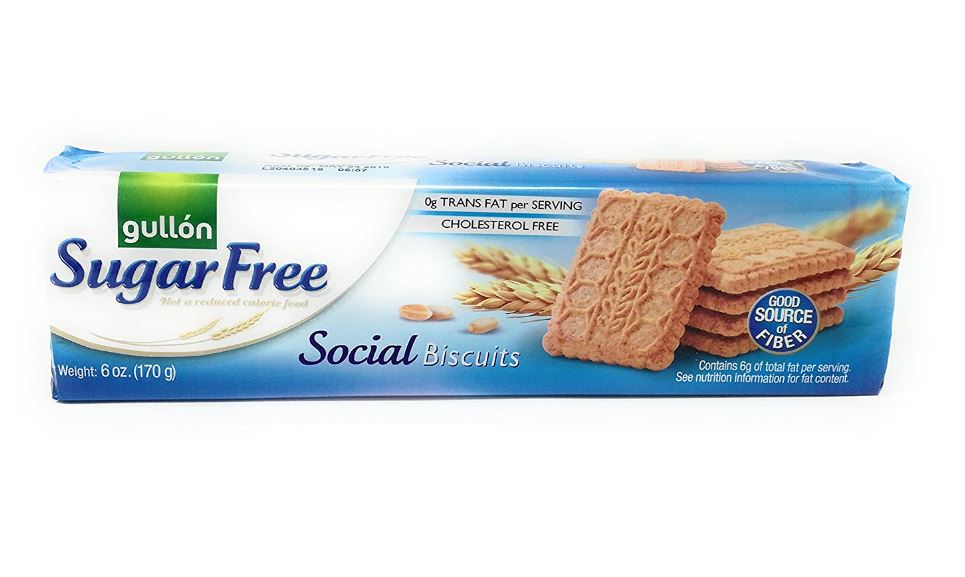 GULLON: Social Biscuits Sugar Free, 6 oz - #tag1# - #tag2#