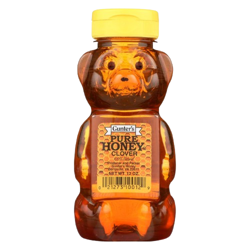GUNTERS: Clover Honey Bear, 12 oz - Sunshine Co Op. - #tag1# - #tag2# - #tag3# - #tag4#