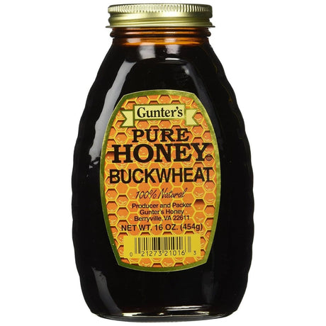 GUNTERS: Pure Honey Buckwheat, 16 oz - #tag1# - #tag2#