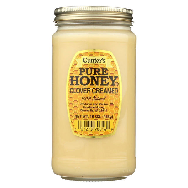 GUNTERS: Pure Honey Clover Creamed, 16 oz - #tag1# - #tag2#