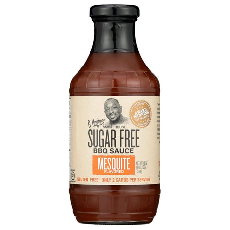 G HUGHES: Sugar Free Mesquite Bbq Sauce, 18 oz - #tag1# - #tag2#