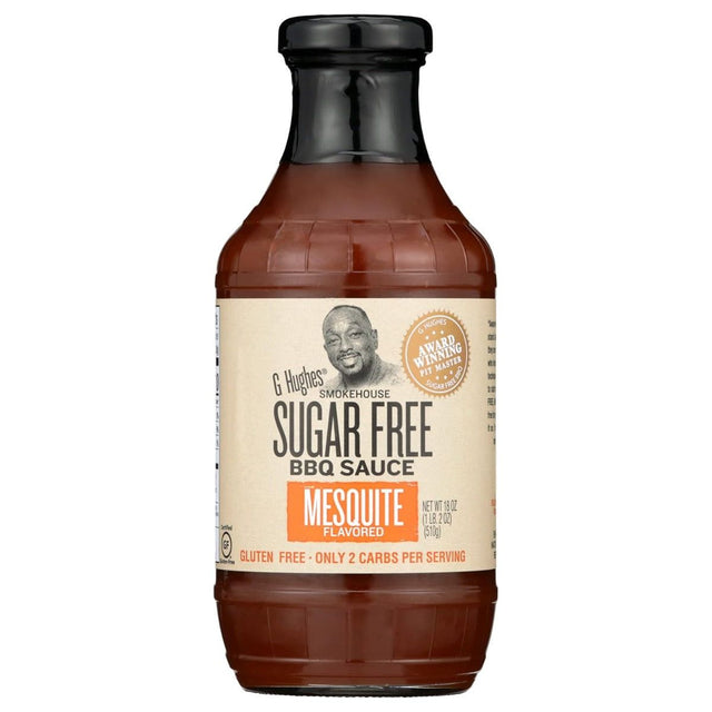 G HUGHES: Sugar Free Mesquite Bbq Sauce, 18 oz - #tag1# - #tag2#