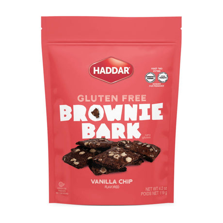 HADDAR: Gluten Free Brownie Bark Vanilla Chip, 4.2 oz - #tag1# - #tag2#