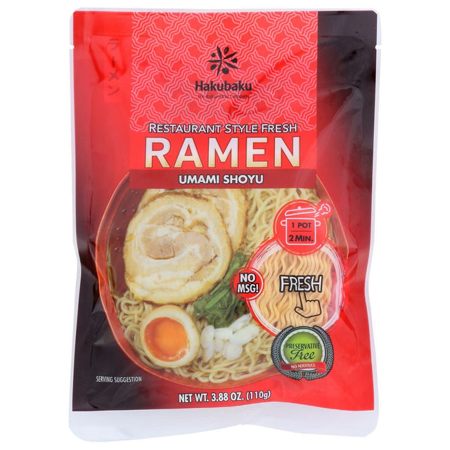 HAKUBAKU: Umami Shoyu Ramen, 3.88 oz - #tag1# - #tag2#
