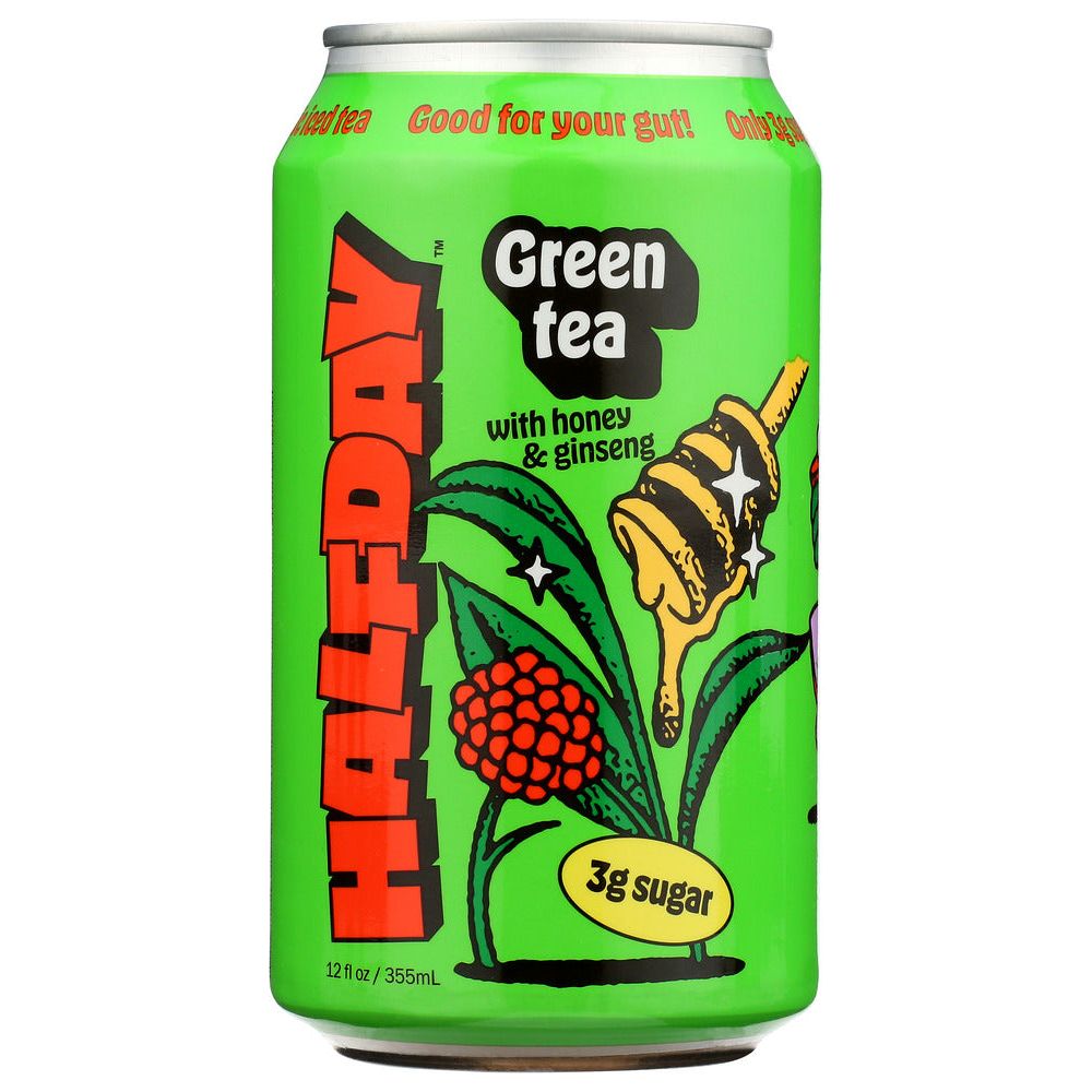 HALFDAY: Tea Green Honey Ginseng, 12 fo - #tag1# - #tag2#