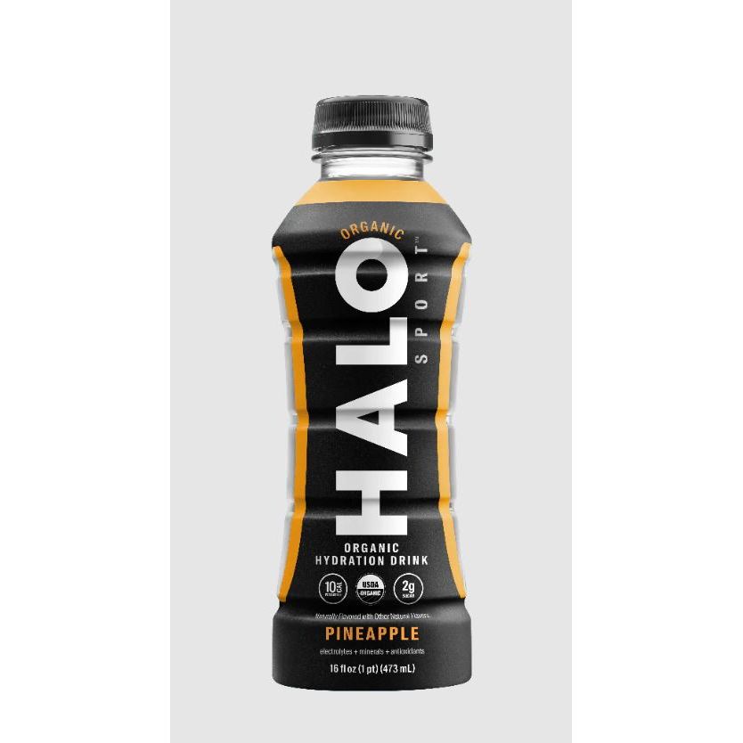 HALO SPORT: Pineapple Hydration Drink, 16 oz - #tag1# - #tag2#