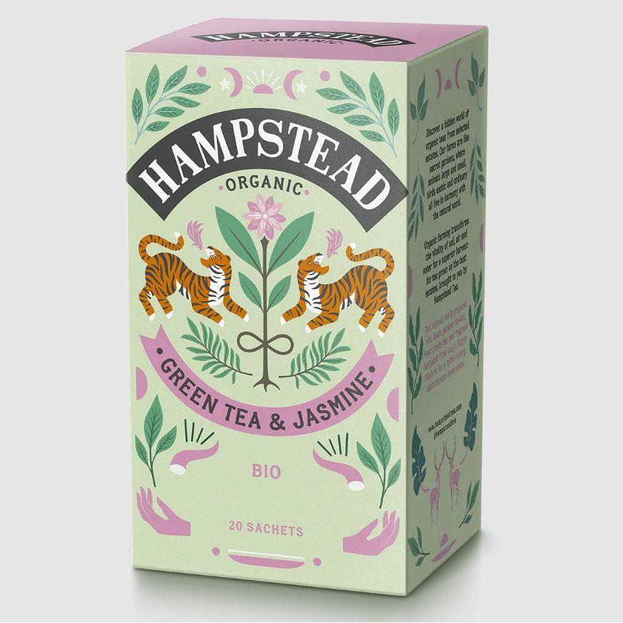 HAMPSTEAD TEA: Jasmine Green Tea, 20 bg - #tag1# - #tag2#
