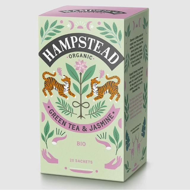 HAMPSTEAD TEA: Jasmine Green Tea, 20 bg - #tag1# - #tag2#