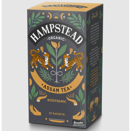 HAMPSTEAD TEA: Organic Assam Tea, 20 bg - #tag1# - #tag2#