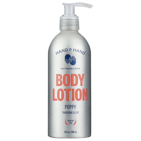 HAND IN HAND: Lotion Body Poppy, 10 oz - #tag1# - #tag2#
