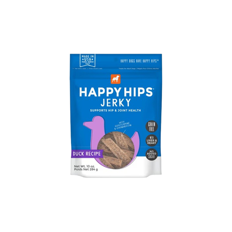 HAPPY HIPS: Duck Jerky Dog Treats, 10 oz - Sunshine Co Op. - #tag1# - #tag2# - #tag3# - #tag4#