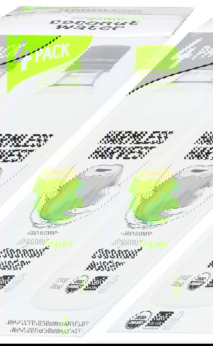 HARMLESS HARVEST: Coconut Water 12Oz-4Pk, 48 oz - #tag1# - #tag2#