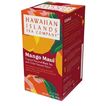 HAWAIIAN ISLANDS TEA COMPANY: Mango Maui Black Tea, 20 pk - Sunshine Co Op. - #tag1# - #tag2# - #tag3# - #tag4#