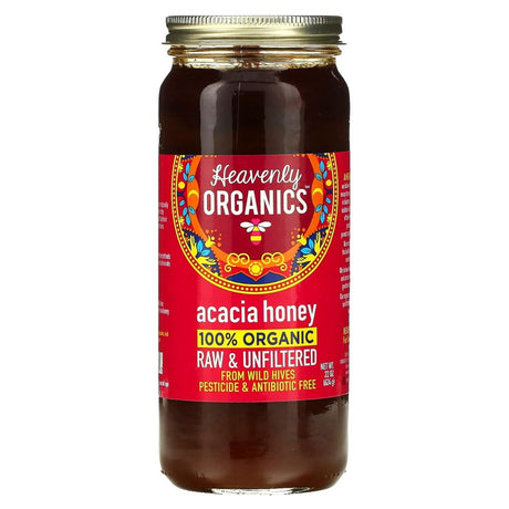 HEAVENLY ORGANICS: Acacia Honey, 22 oz - Sunshine Co Op. - #tag1# - #tag2# - #tag3# - #tag4#