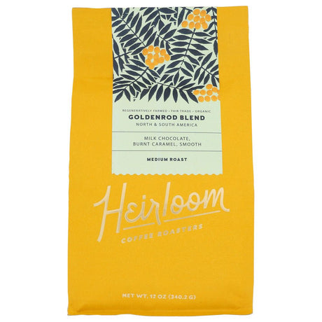 HEIRLOOM: Goldenrod Blend Coffee Bean, 12 oz - #tag1# - #tag2#