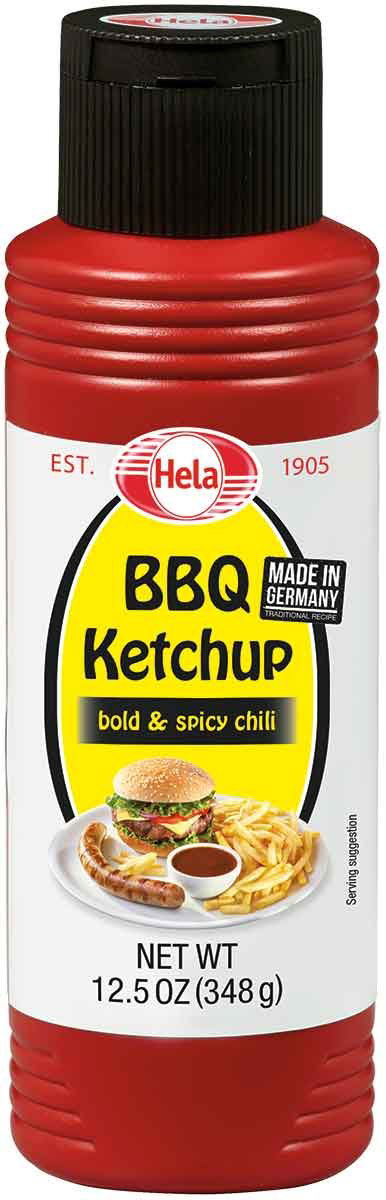 HELA: Bold & Spicy Chili BBQ Ketchup, 12 oz - #tag1# - #tag2#