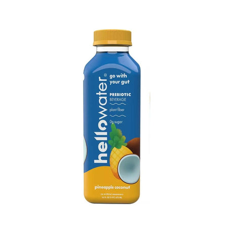 HELLOWATER: Water Pineapple Coconut Live, 16 oz - #tag1# - #tag2#