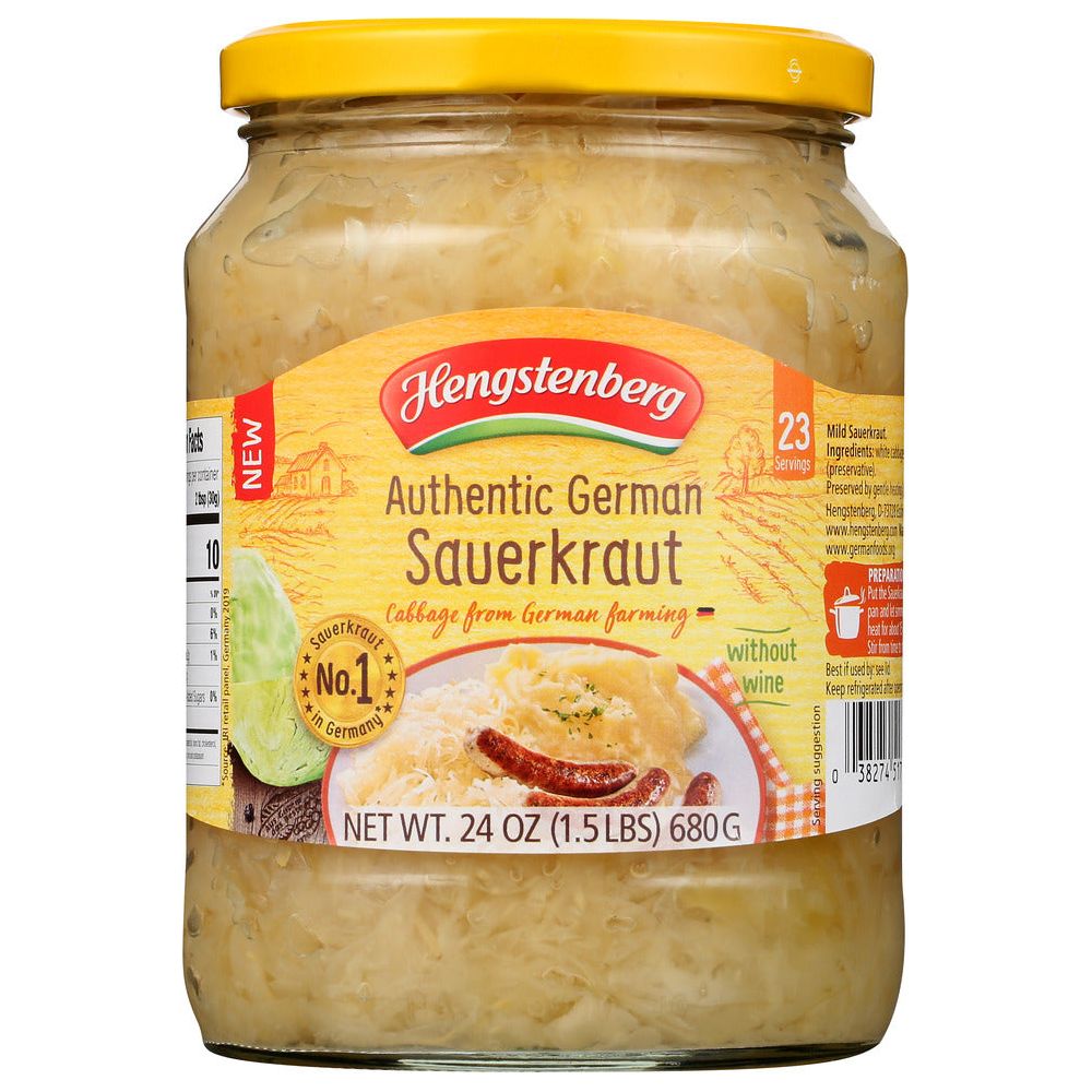 HENGSTENBERG: Authentic German Sauerkraut, 24 oz - #tag1# - #tag2#