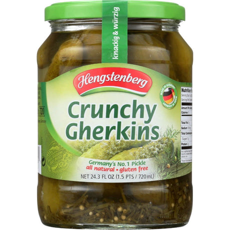 HENGSTENBERG: Knax Crunchy Gherkins, 24.3 oz - Sunshine Co Op. - #tag1# - #tag2# - #tag3# - #tag4#