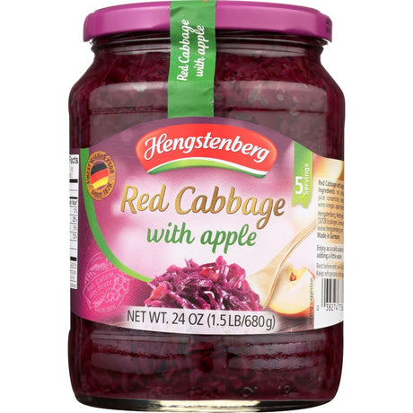 HENGSTENBERG: Red Cabbage With Apple, 24 oz - #tag1# - #tag2#