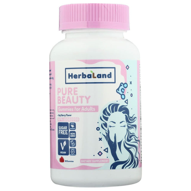 HERBALAND: Pure Beauty Gummies, 60 pc - #tag1# - #tag2#