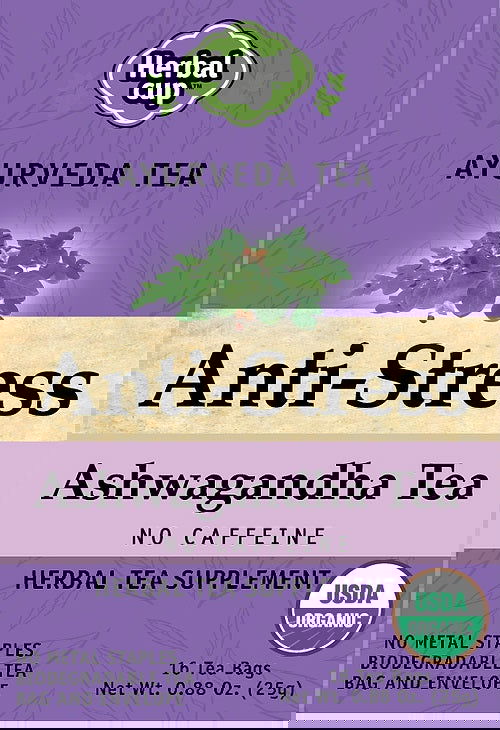 HERBAL CUP: Anti Stress Ashwanganda Tea, 16 bg - #tag1# - #tag2#