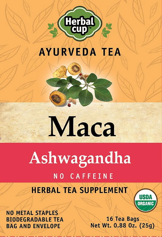 HERBAL CUP: Maca Ashwagandha Tea, 16 bg - #tag1# - #tag2#