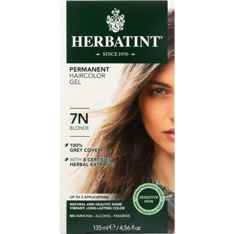 HERBATINT: Permanent Herbal Haircolor Gel 7N Blonde, 4.56 fo - #tag1# - #tag2#