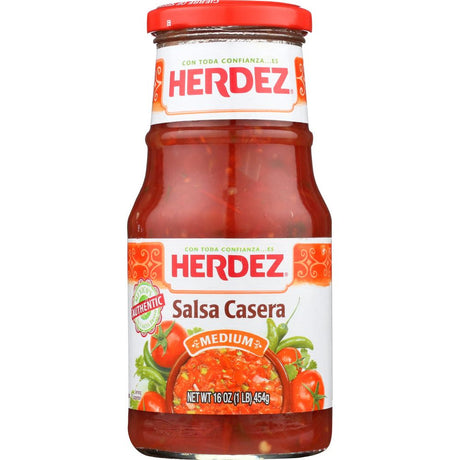 HERDEZ: Casera Medium Salsa, 16 oz - #tag1# - #tag2#