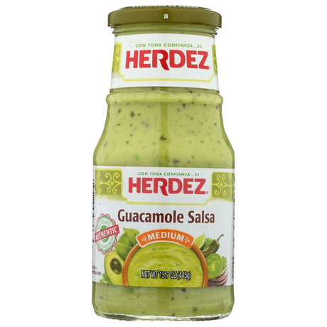 HERDEZ: Guacamole Salsa Medium, 15.7 oz - Sunshine Co Op. - #tag1# - #tag2# - #tag3# - #tag4#