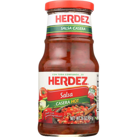 HERDEZ: Salsa Casera Hot, 16 oz - #tag1# - #tag2#