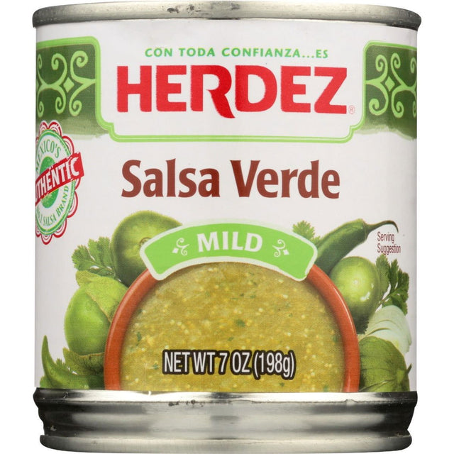 HERDEZ: Salsa Verde Mild, 7 oz - Sunshine Co Op. - #tag1# - #tag2# - #tag3# - #tag4#