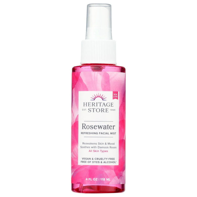 HERITAGE: Rosewater Mist, 4 oz - Sunshine Co Op. - #tag1# - #tag2# - #tag3# - #tag4#