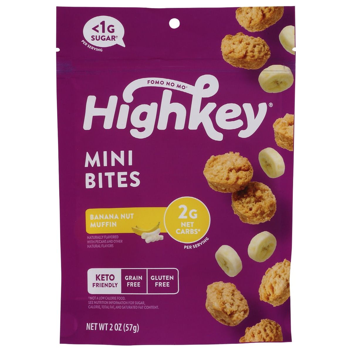 HIGH KEY SNACKS: Cookies Banana Nut Keto, 2 oz - #tag1# - #tag2#
