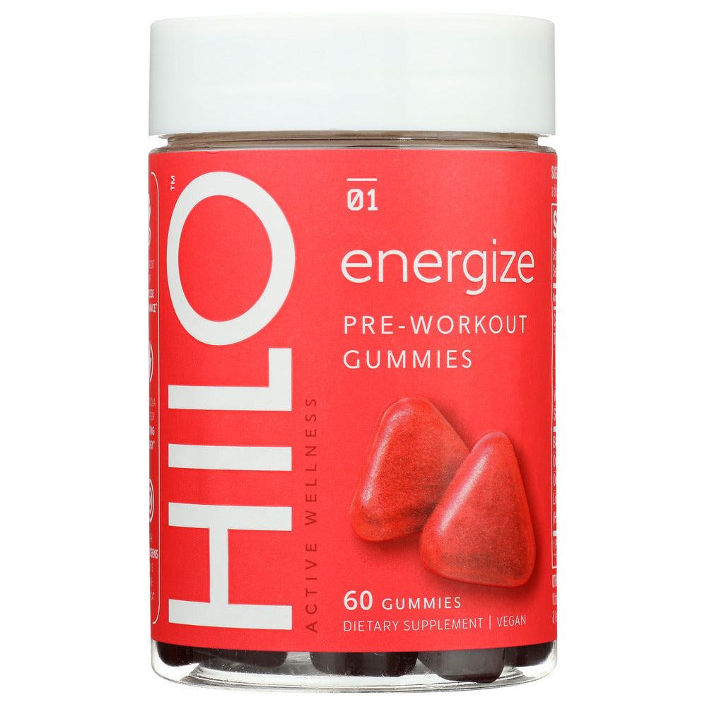 HILO NUTRITION: Energy Gummies, 60 PC - #tag1# - #tag2#