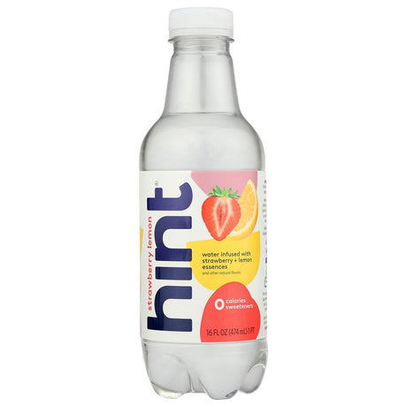 HINT: Hint Water Strawberry Lemon, 16 FO - #tag1# - #tag2#