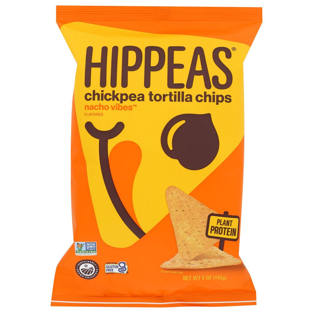 HIPPEAS: Chips Tortilla Nacho Vbs, 5 OZ - #tag1# - #tag2#