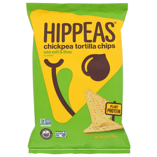 HIPPEAS: Chips Tortilla Sslt Lime, 5 OZ - #tag1# - #tag2#
