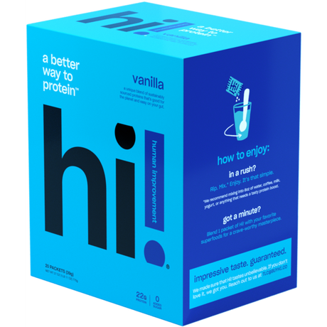 HI HUMAN IMPROVEMENT: Protein Pwdr Vanilla 20Ct, 740 gm - #tag1# - #tag2#