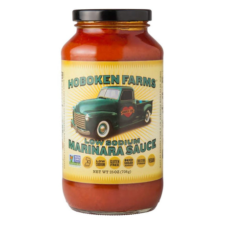 HOBOKEN FARMS: Low Sodium Marinara Sauce, 25 oz - #tag1# - #tag2#