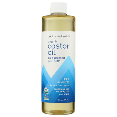 HOME HEALTH: Castor Oil Cold Pressed and Cold Processed, 16 Oz - #tag1# - #tag2#